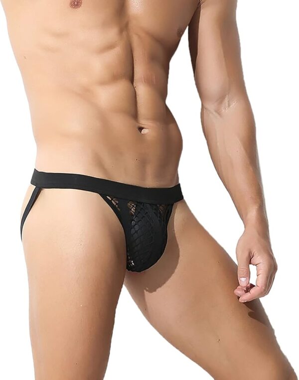 sexy black jockstrap